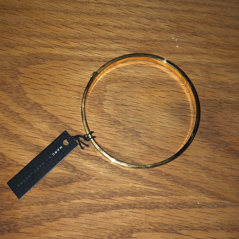 Marc by marc jacobs black and gold bangle!
